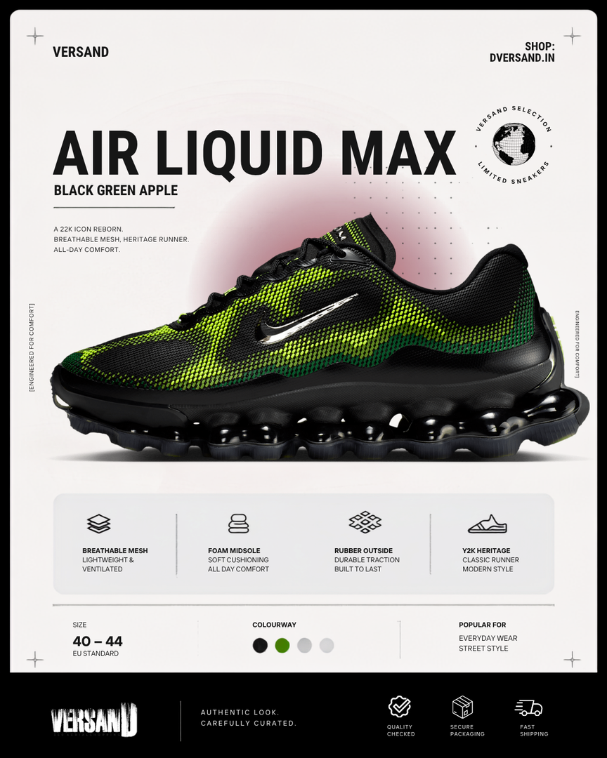 Air Liquid Max Black Green Apple